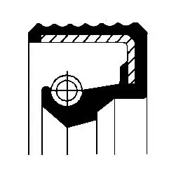 Wellendichtring, Radnabe Hinterachse innen CORTECO 12017299B