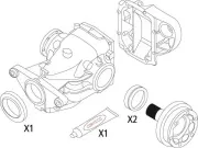 Dichtungssatz, Differential CORTECO 19535823