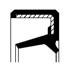 Wellendichtring, Schaltgetriebe CORTECO 19027896B Bild Wellendichtring, Schaltgetriebe CORTECO 19027896B