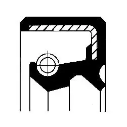 Wellendichtring, Radnabe Vorderachse innen CORTECO 19016619B