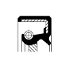 Wellendichtring, Kurbelwelle stirnseitig CORTECO 19034965B