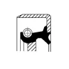 Wellendichtring, Automatikgetriebe Eingang CORTECO 19034999B Bild Wellendichtring, Automatikgetriebe Eingang CORTECO 19034999B