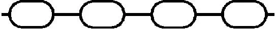 Dichtung, Ansaugkrümmer CORTECO 450526P Bild Dichtung, Ansaugkrümmer CORTECO 450526P