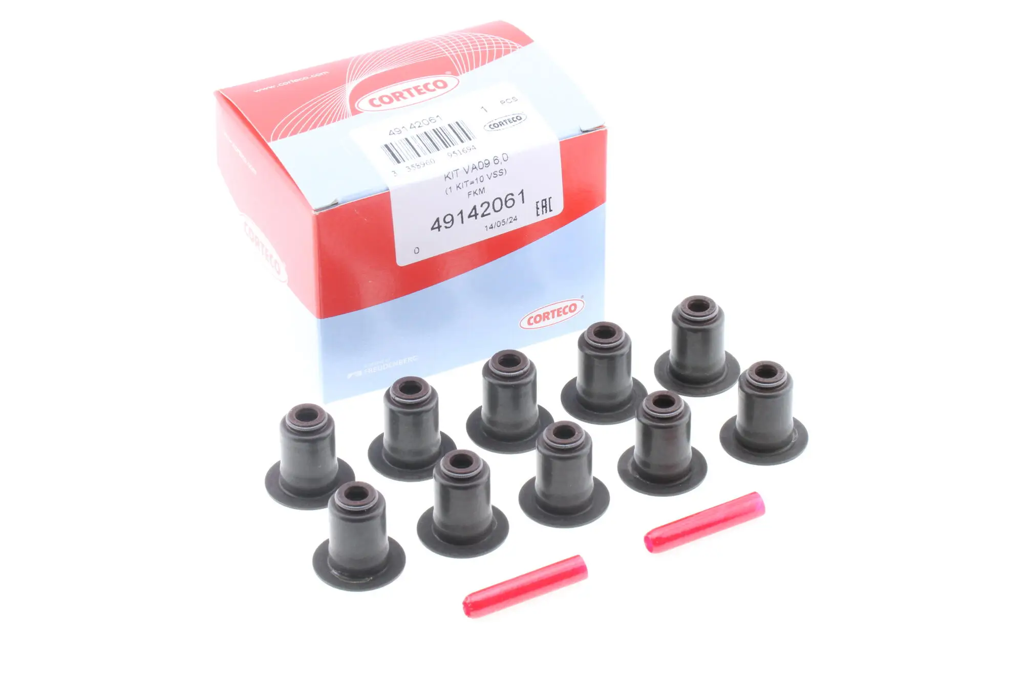 Dichtungssatz, Ventilschaft Auslassseite CORTECO 49142061