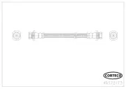 Bremsschlauch Hinterachse CORTECO 49372173