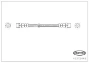 Bremsschlauch Hinterachse links CORTECO 49378449