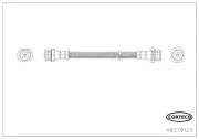 Bremsschlauch Hinterachse CORTECO 49379123