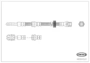 Bremsschlauch Vorderachse CORTECO 49394020
