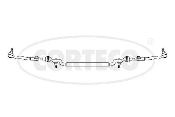 Spurstange Vorderachse Vorderachse mitte CORTECO 49396056