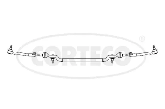 Spurstange Vorderachse Vorderachse mitte CORTECO 49396056 Bild Spurstange Vorderachse Vorderachse mitte CORTECO 49396056
