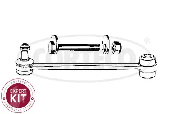 Lenker, Radaufhängung Hinterachse rechts Hinterachse links CORTECO 49396117 Bild Lenker, Radaufhängung Hinterachse rechts Hinterachse links CORTECO 49396117