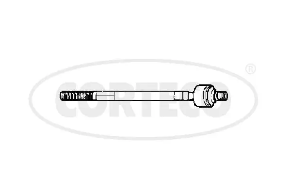 Axialgelenk, Spurstange Vorderachse Vorderachse rechts Vorderachse links CORTECO 49396945