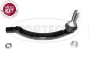 Spurstangenkopf Vorderachse Vorderachse links CORTECO 49398831