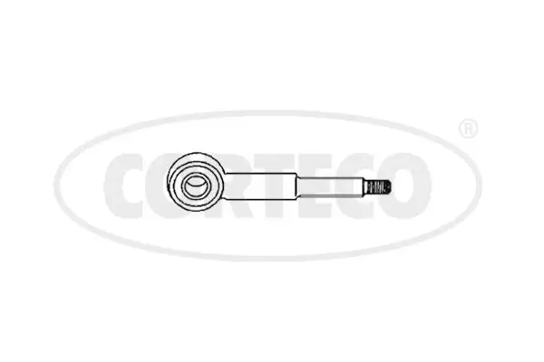 Stange/Strebe, Stabilisator Vorderachse CORTECO 49401313