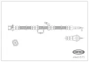Bremsschlauch Vorderachse rechts CORTECO 49401573