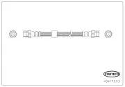 Bremsschlauch CORTECO 49417303