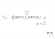 Bremsschlauch Vorderachse links CORTECO 49439745