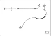 Bremsschlauch Hinterachse rechts CORTECO 49106748