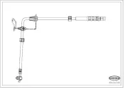 Bremsschlauch Vorderachse rechts CORTECO 49106749