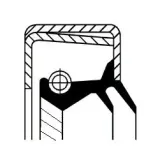 Wellendichtring, Differential Ausgang links CORTECO 49110138