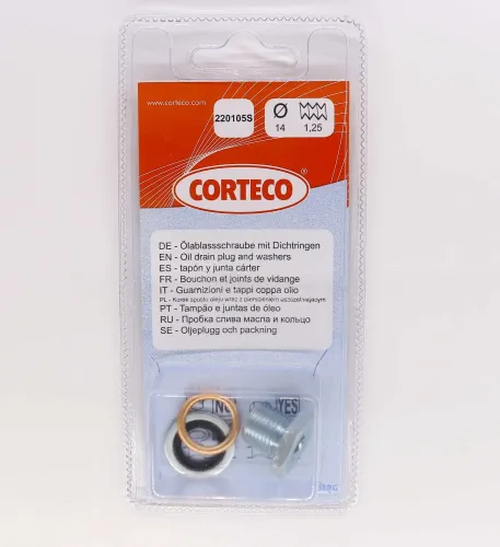 Verschlussschraube, Ölwanne CORTECO 220105S Bild Verschlussschraube, Ölwanne CORTECO 220105S
