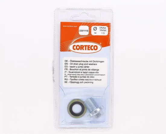 Verschlussschraube, Ölwanne CORTECO 220111S Bild Verschlussschraube, Ölwanne CORTECO 220111S