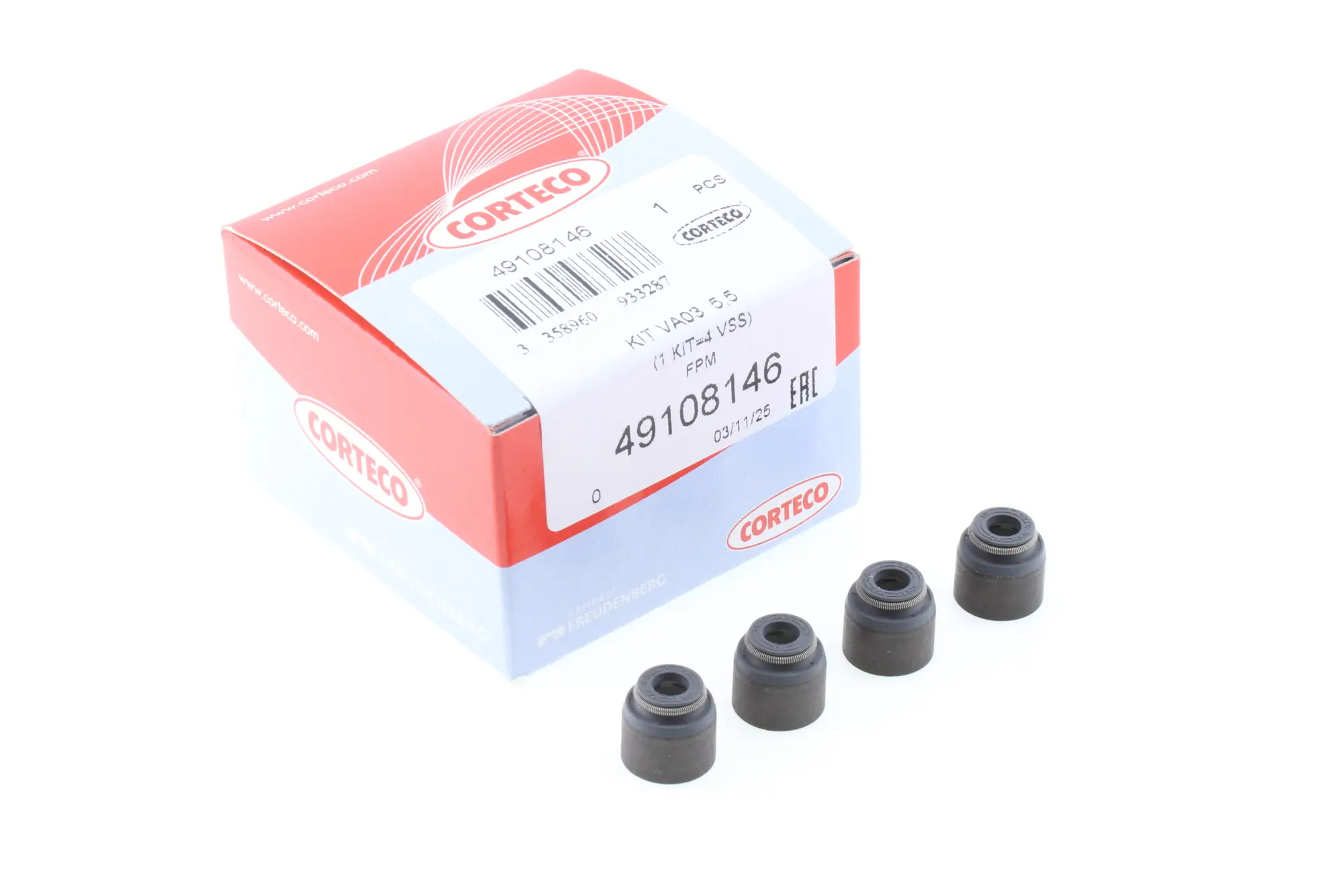 Dichtungssatz, Ventilschaft CORTECO 49108146