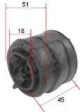 Lagerung, Stabilisator CORTECO 80000096