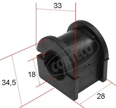 Lagerung, Stabilisator CORTECO 80000450