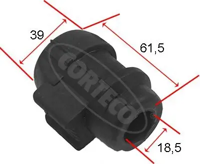 Lagerung, Stabilisator CORTECO 80001465 Bild Lagerung, Stabilisator CORTECO 80001465