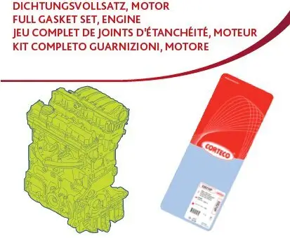 Dichtungsvollsatz, Motor CORTECO 437999P