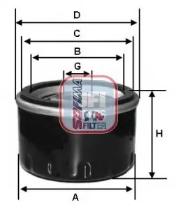 Ölfilter SOFIMA S 2640 R