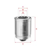 Kraftstofffilter SOFIMA S 0319 NC