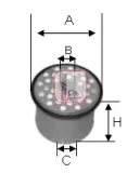 Kraftstofffilter SOFIMA S 0910 NC
