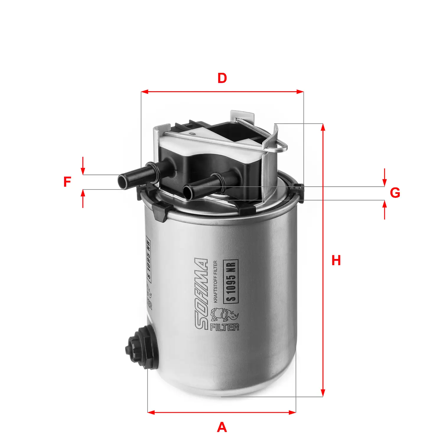 Kraftstofffilter SOFIMA S 1095 NR