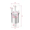 Kraftstofffilter SOFIMA S 1833 B