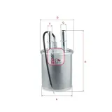 Kraftstofffilter SOFIMA S 1A42 B