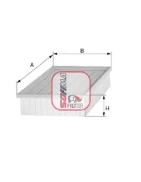 Luftfilter SOFIMA S 3298 A Bild Luftfilter SOFIMA S 3298 A