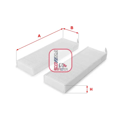 Filter, Innenraumluft SOFIMA S 3154 C Bild Filter, Innenraumluft SOFIMA S 3154 C
