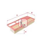 Luftfilter SOFIMA S 3265 A