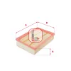 Luftfilter SOFIMA S 3302 A