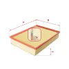 Luftfilter SOFIMA S 3340 A