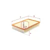 Luftfilter SOFIMA S 3D32 A