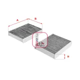 Filter, Innenraumluft SOFIMA S 4104 CA