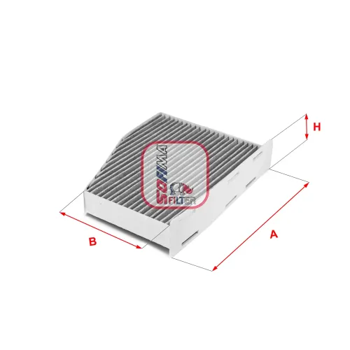 Filter, Innenraumluft SOFIMA S 4124 CA Bild Filter, Innenraumluft SOFIMA S 4124 CA