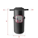 Kraftstofffilter SOFIMA S 4144 NR