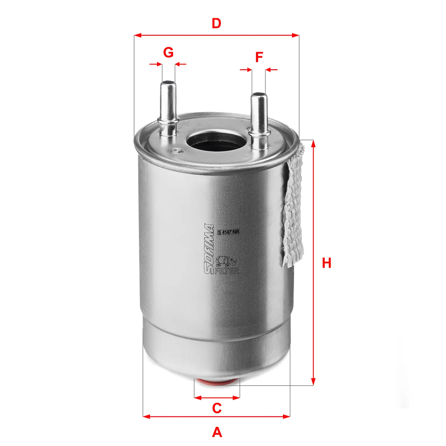 Kraftstofffilter SOFIMA S 4147 NR