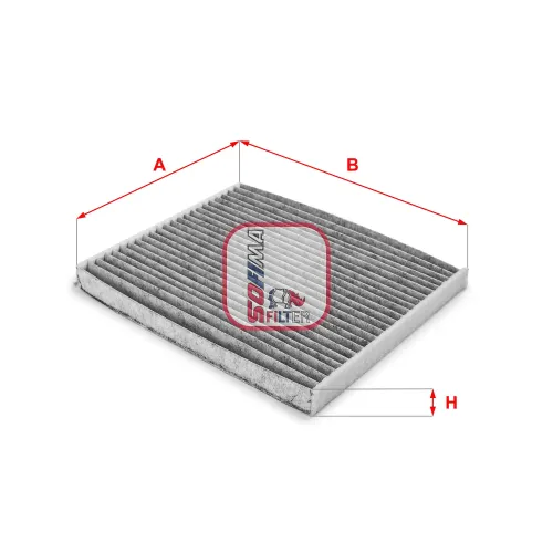 Filter, Innenraumluft SOFIMA S 4162 CA Bild Filter, Innenraumluft SOFIMA S 4162 CA