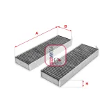 Filter, Innenraumluft SOFIMA S 4172 CA