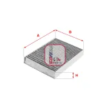 Filter, Innenraumluft SOFIMA S 4245 CA